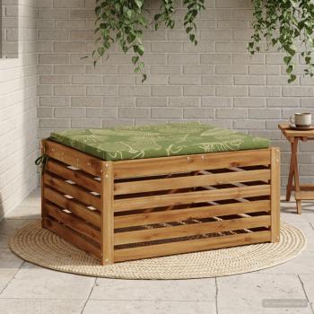 ARDEBO.de - 1-teiliges Sitzkissen SOEST 100 % Polyester Blattdesign