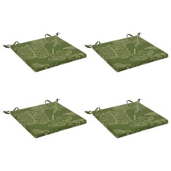 Sitzkissen SOEST 4 stk. 100 % Polyester Blattdesign