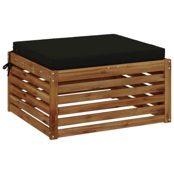 1-teiliges Sitzkissen SOEST 100 % Polyester Schwarz