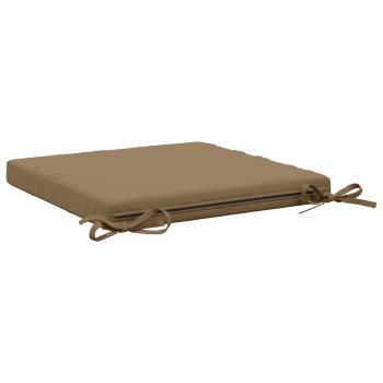 4-teilige Sitzkissen SOEST 4 stk. 100 % Polyester Taupe