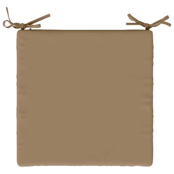 4-teilige Sitzkissen SOEST 4 stk. 100 % Polyester Taupe