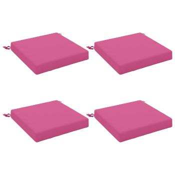 Sitzkissen SOEST 4 stk. 100 % Polyester Rosa 50 x 50 x 7 cm