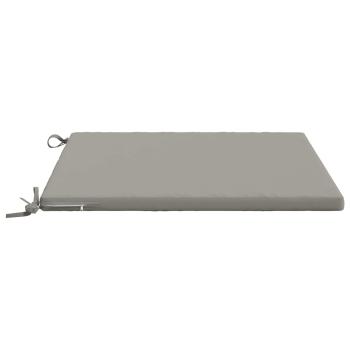 1-teiliges Sitzkissen SOEST 100 % Polyester Grau 80 x 80 x 3 cm