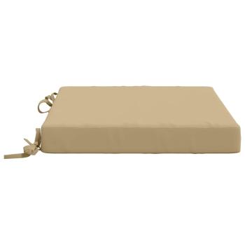 4-teilige Sitzkissen SOEST 4 stk. 100 % Polyester Beige