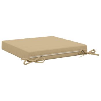 4-teilige Sitzkissen SOEST 4 stk. 100 % Polyester Beige