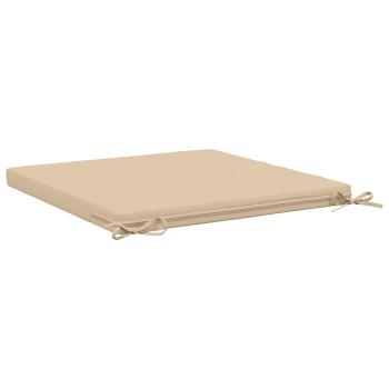 4-teilige Sitzkissen SOEST 4 stk. 100 % Polyester Creme