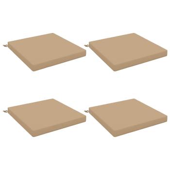 4-teilige Sitzkissen SOEST 4 stk. 100 % Polyester Sand
