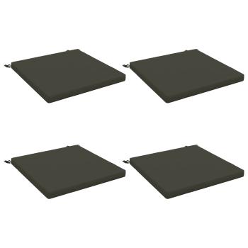 4-teilige Sitzkissen SOEST 4 stk. 100 % Polyester Anthrazit