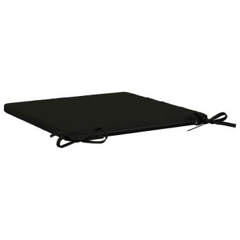 Sitzkissen SOEST 4 stk. 100 % Polyester Schwarz 50 x 50 x 3 cm