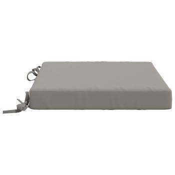 4-teilige Sitzkissen SOEST 4 stk. 100 % Polyester Grau