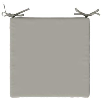 4-teilige Sitzkissen SOEST 4 stk. 100 % Polyester Grau
