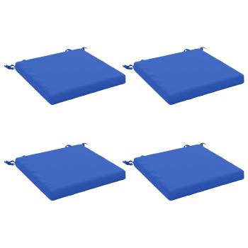 4-teilige Sitzkissen SOEST 4 stk. 100 % Polyester Königsblau