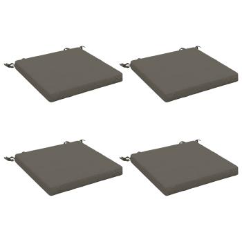 4-teilige Sitzkissen SOEST 4 stk. 100 % Polyester Grau
