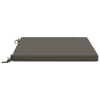 1-teiliges Sitzkissen SOEST 100 % Polyester Grau 80 x 80 x 5 cm