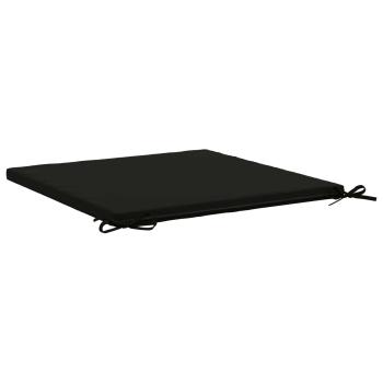 4-teilige Sitzkissen SOEST 4 stk. 100 % Polyester Schwarz