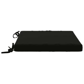 4-teilige Sitzkissen SOEST 4 stk. 100 % Polyester Schwarz