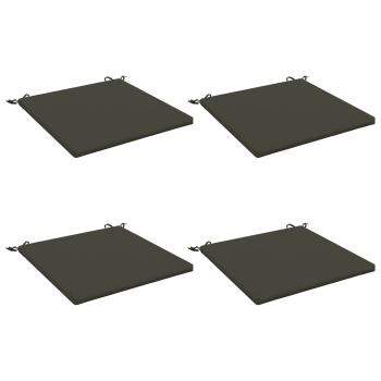 Sitzkissen SOEST 4 stk. 100 % Polyester Anthrazit
