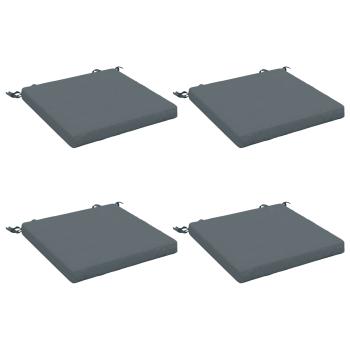 4-teilige Sitzkissen SOEST 4 stk. 100 % Polyester Blau