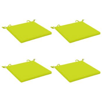 Sitzkissen SOEST 4 stk. 100 % Polyester Hellgrün 45 x 45 x 3 cm