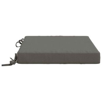 Sitzkissen SOEST 4 stk. 100 % Polyester Grau 40 x 40 x 7 cm