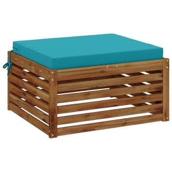 Sitzkissen SOEST 100 % Polyester Türkis 60 x 60 x 7 cm