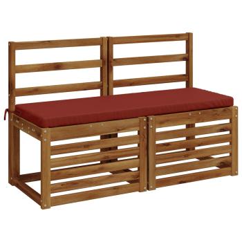 Bankkissen SOEST 100 % Polyester Rot 110 x 40 x 5 cm