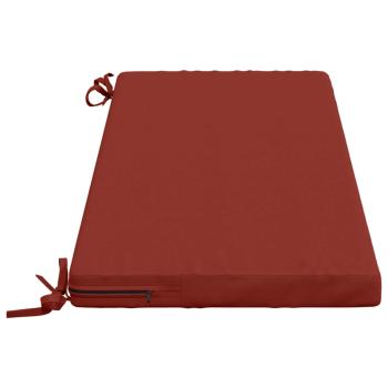 Bankkissen SOEST 100 % Polyester Rot 110 x 40 x 5 cm