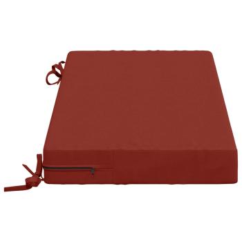Bankkissen SOEST 100 % Polyester Rot 80 x 40 x 8 cm