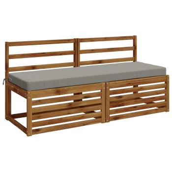 Bankkissen SOEST 100 % Polyester Grau 140 x 50 x 8 cm