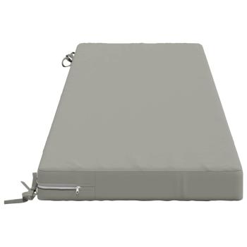Bankkissen SOEST 100 % Polyester Grau 140 x 50 x 8 cm