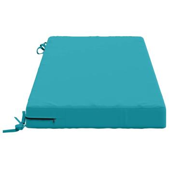 Bankkissen SOEST 100 % Polyester Türkis 120 x 50 x 8 cm