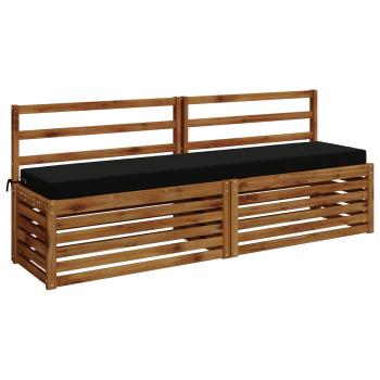 Bankkissen SOEST 100 % Polyester Schwarz 180 x 40 x 8 cm