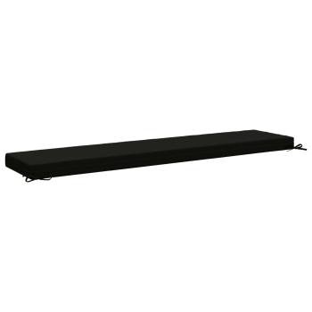 Bankkissen SOEST 100 % Polyester Schwarz 180 x 40 x 8 cm