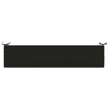 Bankkissen SOEST 100 % Polyester Schwarz 180 x 40 x 8 cm