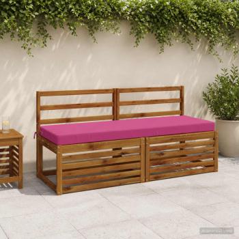 ARDEBO.de - Bankkissen SOEST 100 % Polyester Rosa 150 x 50 x 8 cm