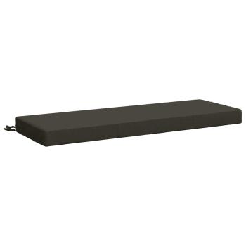 ARDEBO.de - Bankkissen SOEST 100 % Polyester Anthrazit 110 x 40 x 8 cm