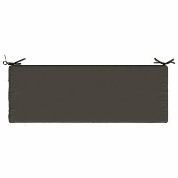 Bankkissen SOEST 100 % Polyester Anthrazit 110 x 40 x 8 cm