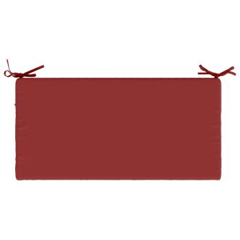 Bankkissen SOEST 100 % Polyester Weinrot 60 x 40 x 8 cm