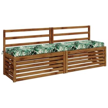 Bankkissen SOEST 100 % Polyester Blattmuster 170 x 40 x 8 cm