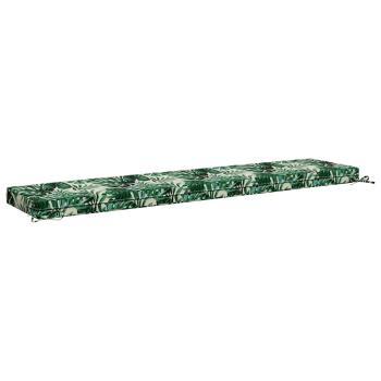 Bankkissen SOEST 100 % Polyester Blattmuster 170 x 40 x 8 cm