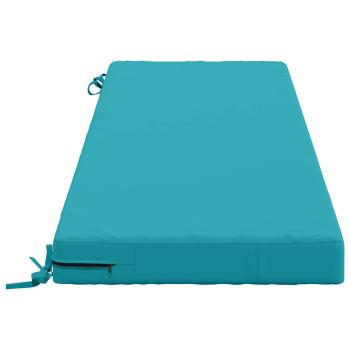 Bankkissen SOEST 100 % Polyester Türkis 140 x 50 x 8 cm