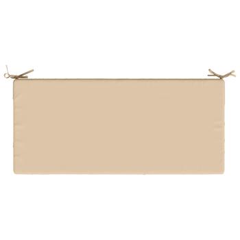 Bankkissen SOEST 100 % Polyester Creme 120 x 50 x 8 cm