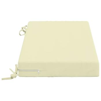 Bankkissen SOEST 100 % Polyester Creme 60 x 40 x 8 cm