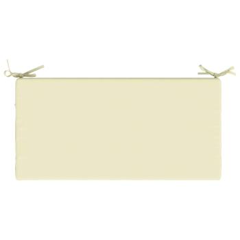 Bankkissen SOEST 100 % Polyester Creme 60 x 40 x 8 cm
