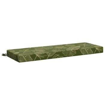 Bankkissen SOEST 100 % Polyester Blattdesign 100 x 40 x 8 cm