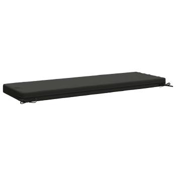 Bankkissen SOEST 100 % Polyester Anthrazit 150 x 50 x 8 cm
