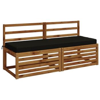 Bankkissen SOEST 100 % Polyester Schwarz 150 x 50 x 8 cm