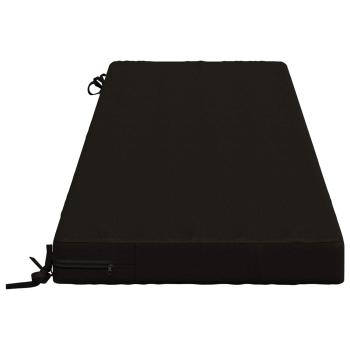 Bankkissen SOEST 100 % Polyester Schwarz 150 x 50 x 8 cm
