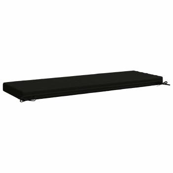 Bankkissen SOEST 100 % Polyester Schwarz 150 x 50 x 8 cm