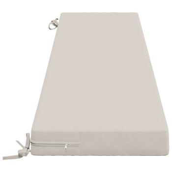 Bankkissen SOEST 100 % Polyester Weiß 170 x 40 x 8 cm